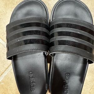 Adidas Black Slide Sandals